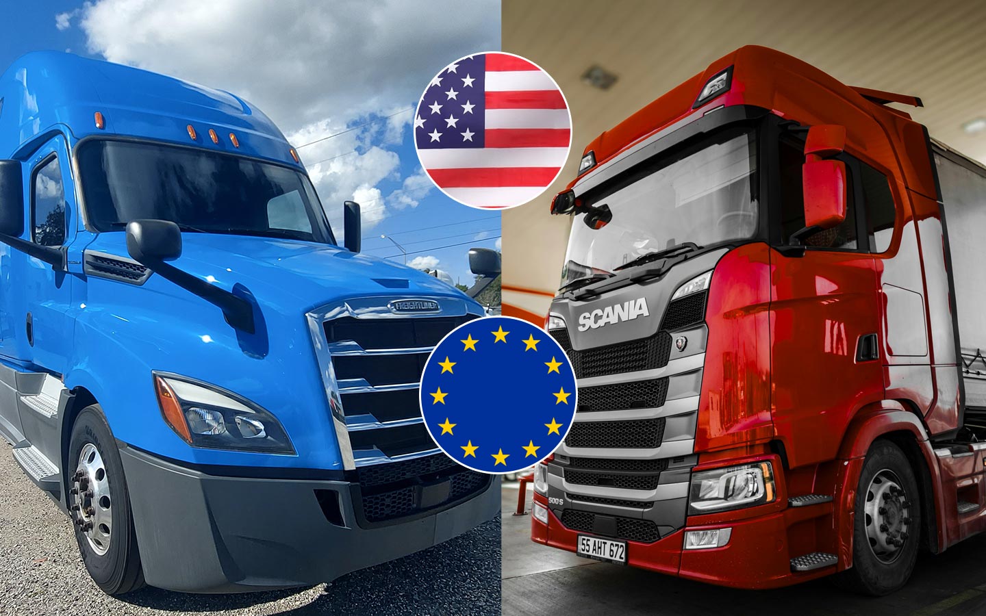 8 Key Differences Between US Class 8 Semi Trucks and European Lorries